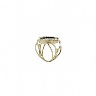 Estate 14K Gold Ancient Roman Coin Ring