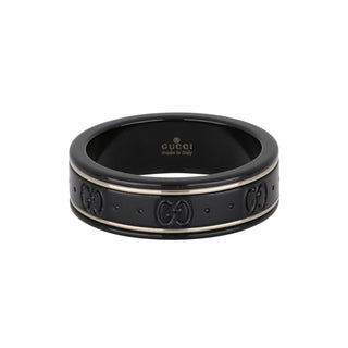 2000s Gucci Black Ceramic Icon Band