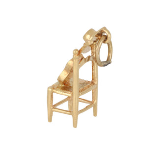 Estate 14K Gold Chair Charm
