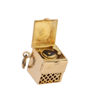 14K Gold Drop Pendant