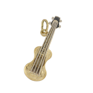 14K Gold Guitar Charm