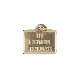 14K Gold Drop Pendant