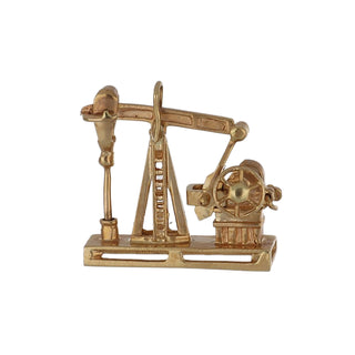 14K Gold Drop Pendant