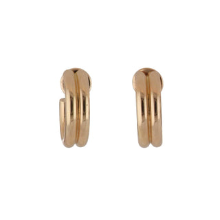 Antonio Papini 18K Rose Gold Hoop Earrings