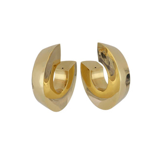 Antonio Papini 18K Gold Hoop Earrings