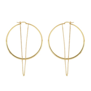 Antonio Papini 18K Gold Hoop Earrings