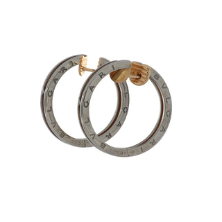 Estate Bulgari Two-Tone B.Zero Hoop Earrings