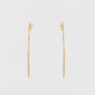 Tenenbaum Collection 18K Gold Hoop Earrings