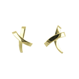 1980s Tiffany & Co. 18K Paloma Picasso Graffiti X Earrings