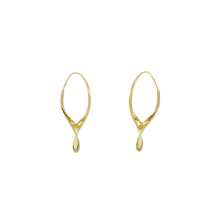 Estate Michael Good 18K Gold Twist Earrings