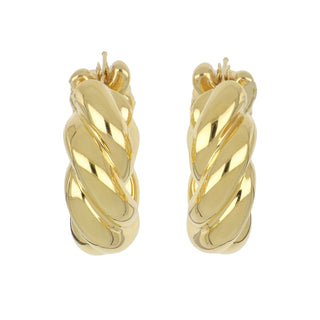 Antonio Papini 18K Gold Hoop Earrings