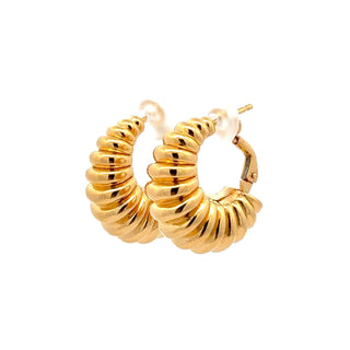 Antonio Papini 18K Gold Hoop Earrings