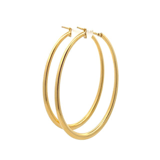 Antonio Papini 18K Gold Hoop Earrings