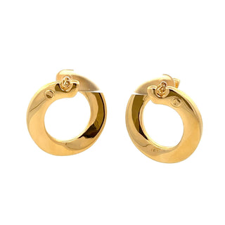 Antonio Papini 18K Gold Hoop Earrings