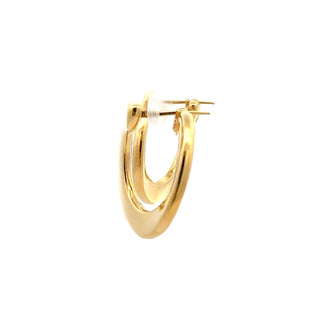 Antonio Papini 18K Gold Hoop Earrings