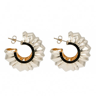 Vintage 1970s 14K Gold Shrimp Earrings