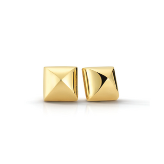 Seaman Schepps 18K Pyramid Earrings