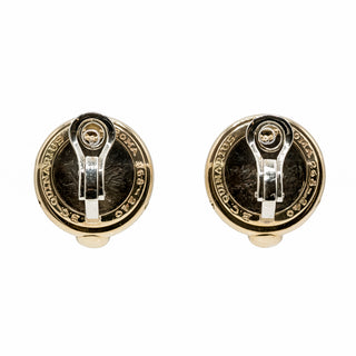 Vintage Bulgari 18K Gold Quinarius Ancient Coin Earrings