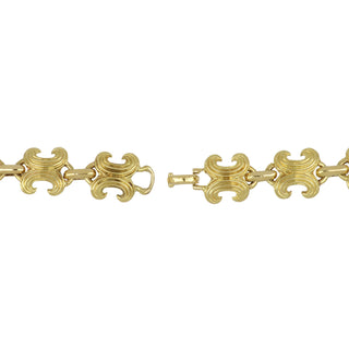 David Webb 18K Gold Link Necklace