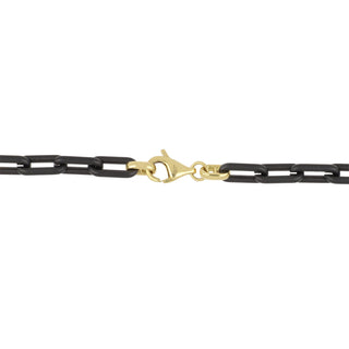 Antonio Papini 18K Gold & Titanium Link Necklace