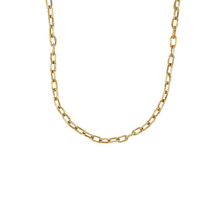 Estate Jean Mahie Textured 22K Gold Link Necklace