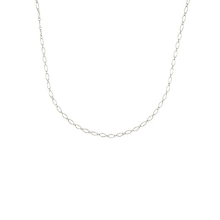 Estate Tiffany & Co. 18K White Gold Link Necklace