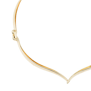 Estate David Webb 18K Gold Curved Link Necklace