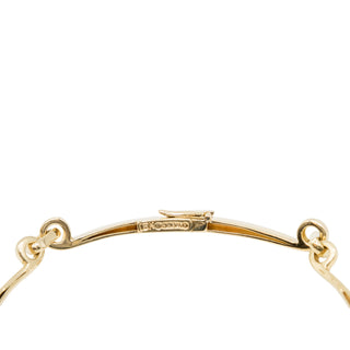 Estate David Webb 18K Gold Curved Link Necklace