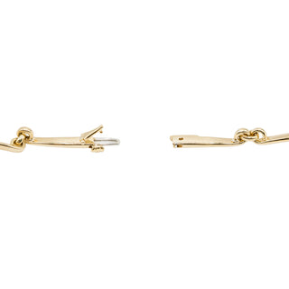 Estate David Webb 18K Gold Curved Link Necklace