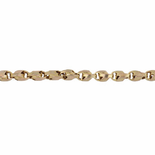 Edwardian 9K Gold Fancy Link Longuard Necklace
