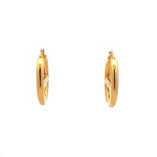Antonio Papini 18K Gold Hoop Earrings