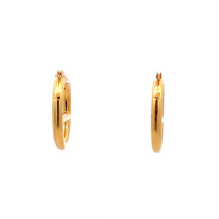 Antonio Papini 18K Gold Hoop Earrings
