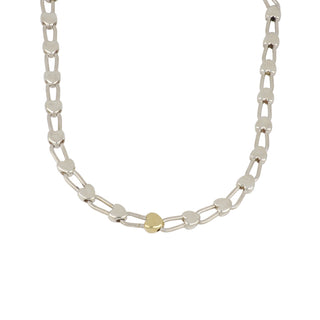 Vintage Tiffany & Co. Two-Tone Padlock Heart Necklace