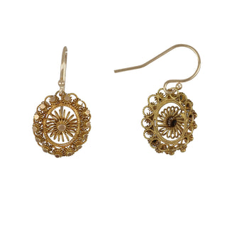 Georgian 14K Gold Cannetille Jewelry Suite