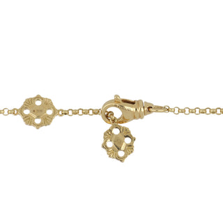 Estate Buccellati Opera Tulle Yellow Gold Pendant Necklace in Red Enamel