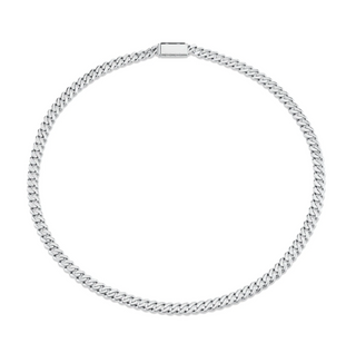 Michael M 8mm Silver Cuban Chain