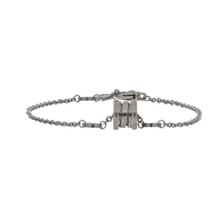 Estate Bulgari 18K White Gold B.Zero1 Chain Bracelet