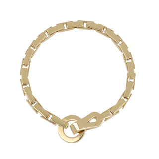 Estate Cartier 18K Gold Agrafe Link Bracelet