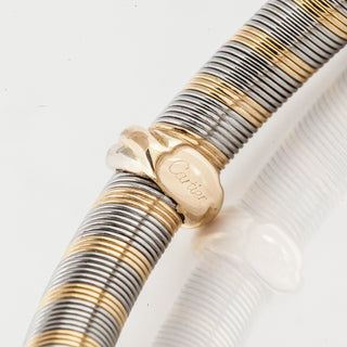 Estate Cartier Two-Tone Cable Bangle