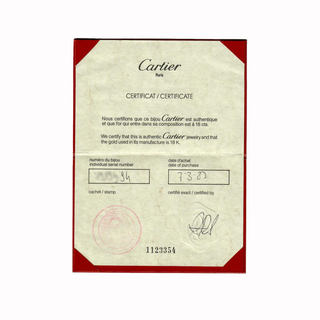 Estate Cartier Two-Tone Cable Bangle