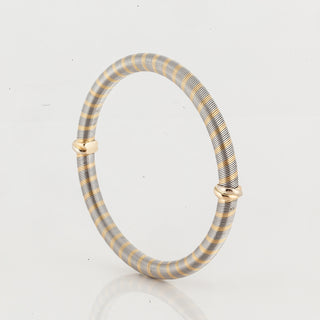 Estate Cartier Two-Tone Cable Bangle