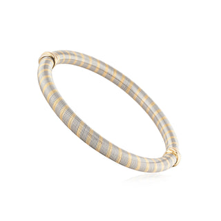 Estate Cartier Two-Tone Cable Bangle