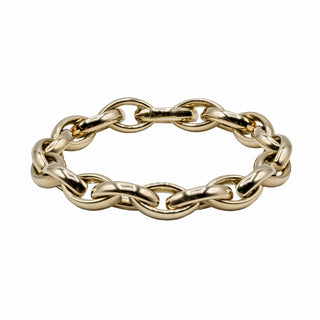 Antonio Papini 18K Gold Marquise Link Bracelet