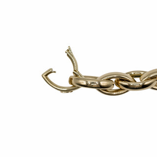Antonio Papini 18K Gold Marquise Link Bracelet