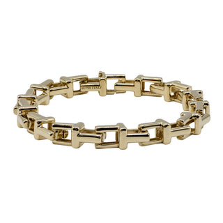 Estate Tiffany & Co. 18K Gold T Link Bracelet