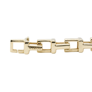 Estate Tiffany & Co. 18K Gold T Link Bracelet