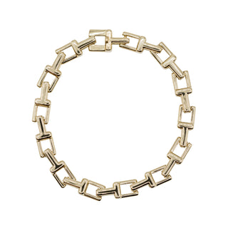 Estate Tiffany & Co. 18K Gold T Link Bracelet