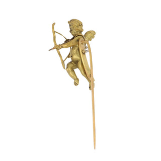 Belle Epoque 18K Gold Cupid Pin