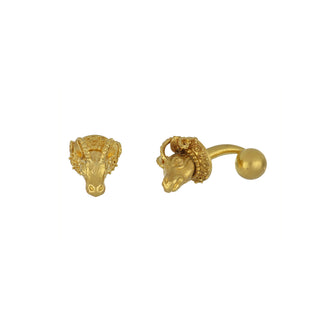Estate 22K Gold Greek Ram Cufflinks
