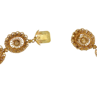 Georgian 14K Gold Cannetille Jewelry Suite